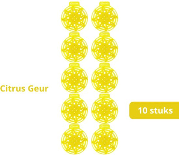Powerscreen UrinoirMatje 10 Stuks Geel Citrus
