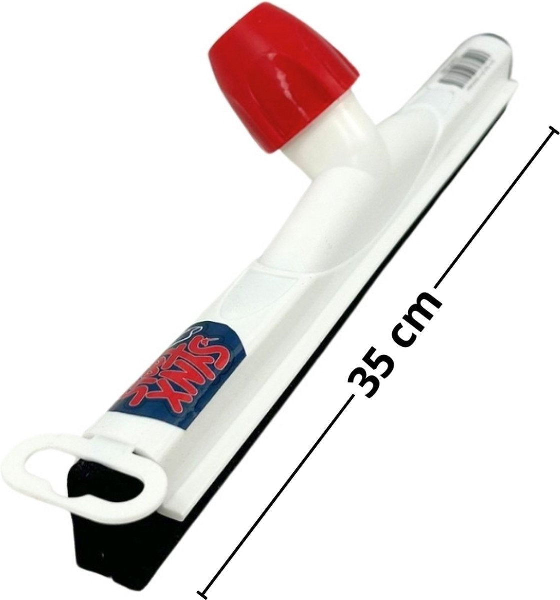 Synx Tools Raclette à Sol 35cm Plastique - Raclette à Sol - Raclettes - Raclette à Eau - Mops/Caoutchouc Naturel - Balai à Sol/Nettoyant pour Sol - Sans manche