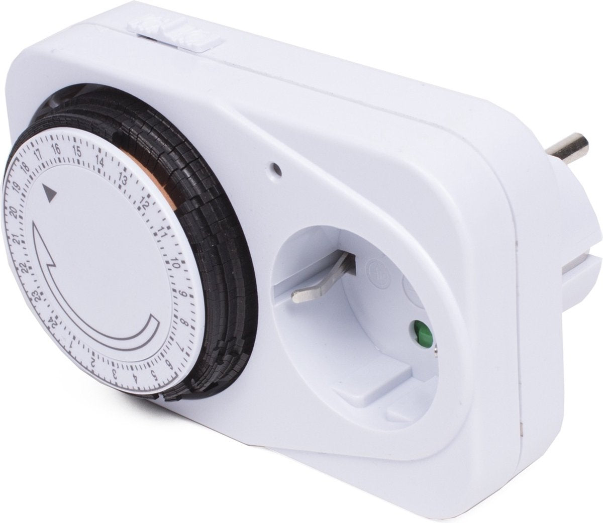 Benson Stopcontact met Randaarde - Analoge Schakelklok - Timer - 24 Uurs