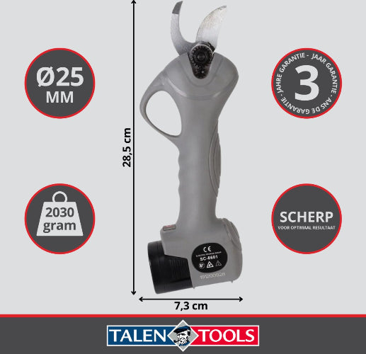 Elektrische takkenschaar van Talen Tools voor dikke takken – Synx Store