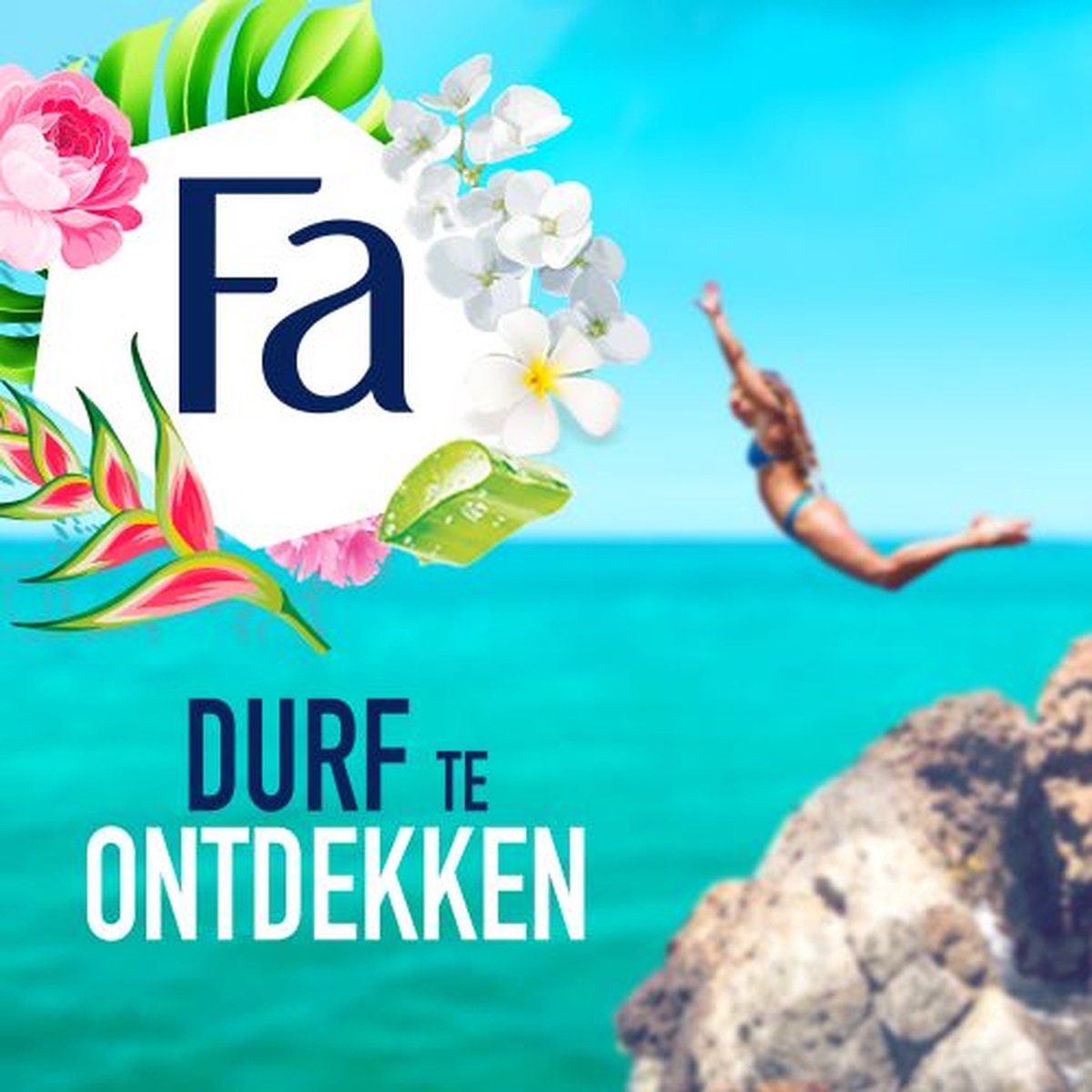 Fa Caribbean Lemon promotieafbeelding met zee