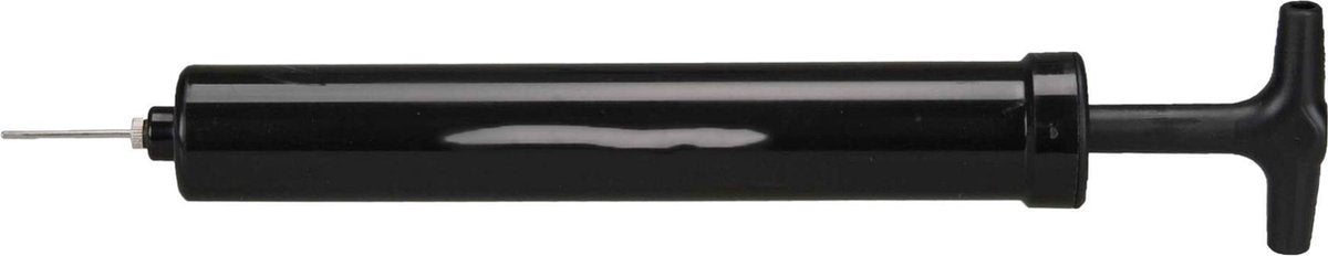 Zwarte ballenpomp 19 cm voor voetbal en basketbal