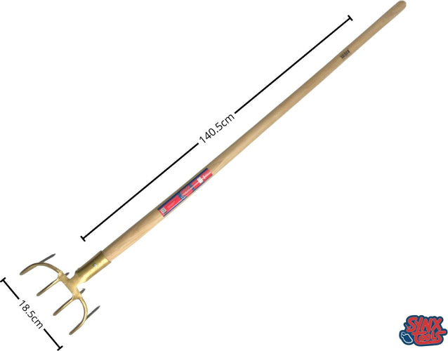 Duurzame mesthaak van Synx Tools met lange steel