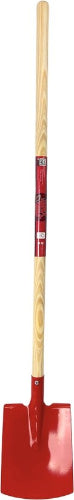 Tuinierspeelgoed kinderspade, rood met houten steel
