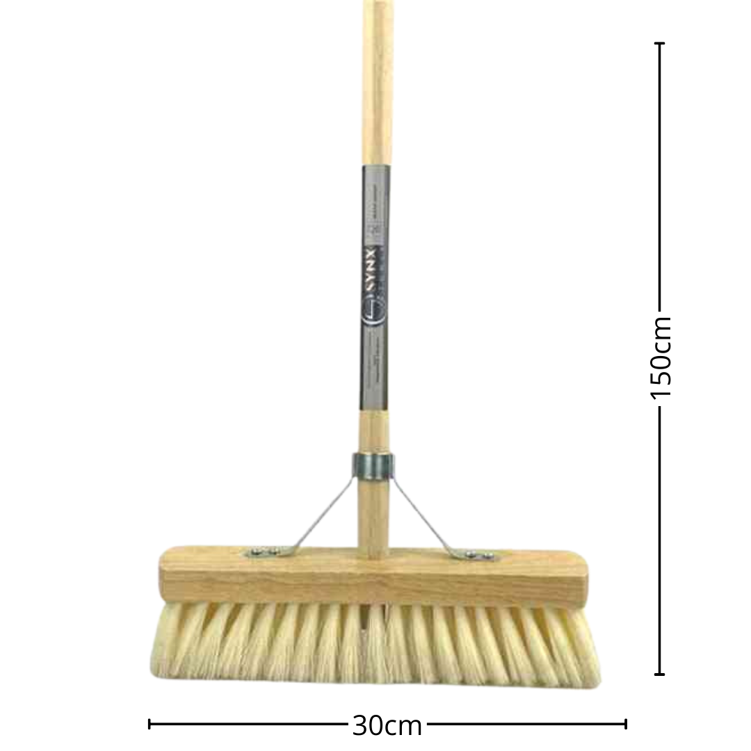 Synx Tools Binnenbezem Fibersoft - binnen bezem - Incl.Steel 140cm