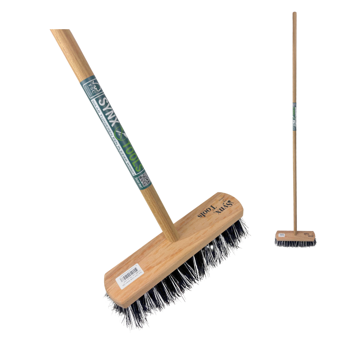 Synx Tools Straatbezem Old Dutchie - veger - tuinbezem - Incl. bezemsteel 150 cm