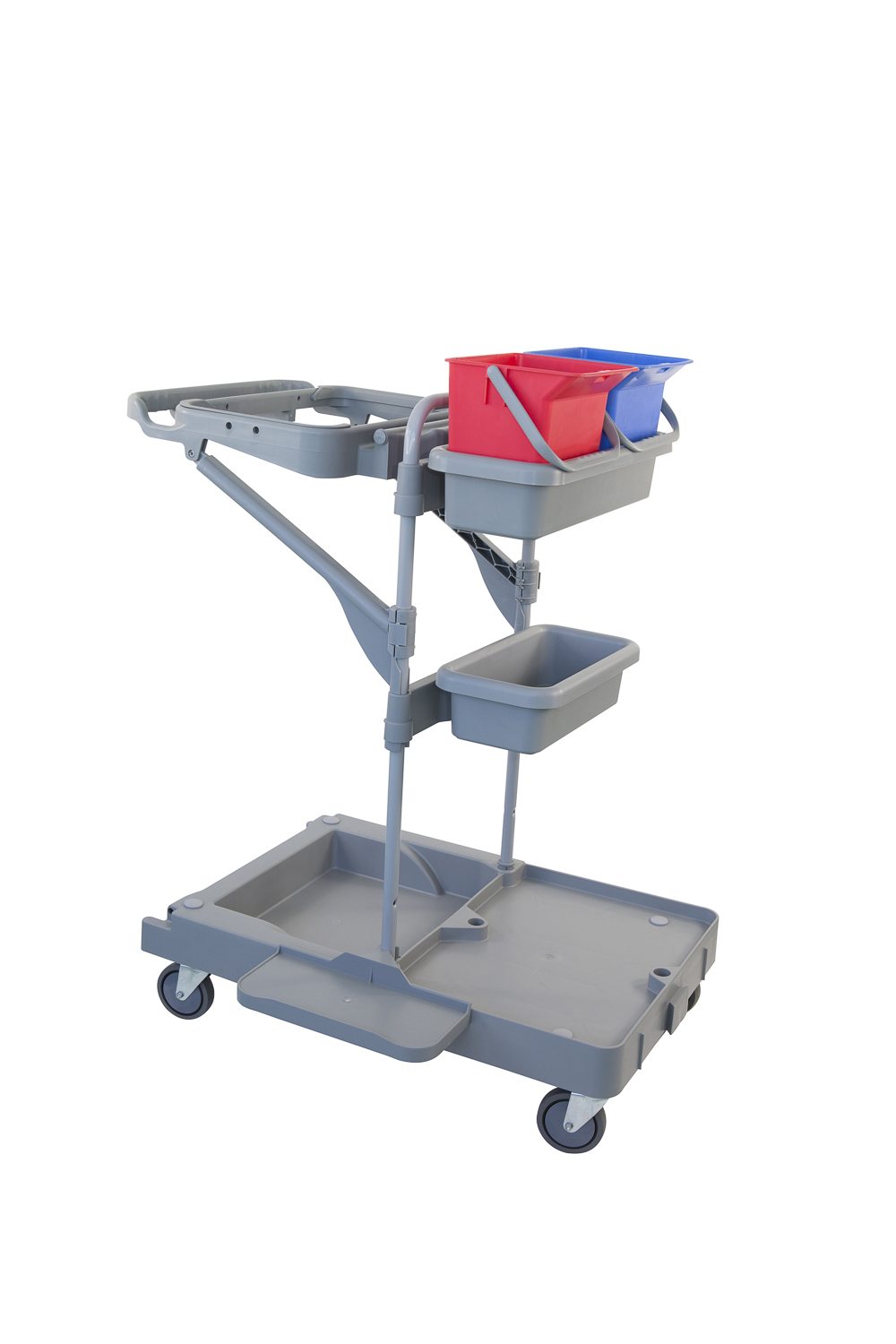 Synx Tools Schoonmaakkar Kunststof - schoonmaak wagen - 66 x 85 x 112 cm