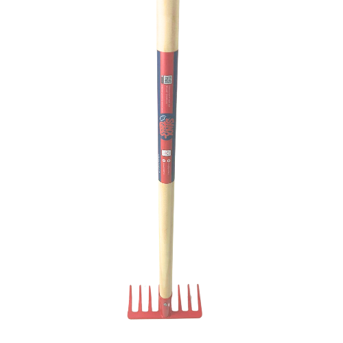 Kleine tuinhark met 8 tanden en 75 cm steel – Synx Tools