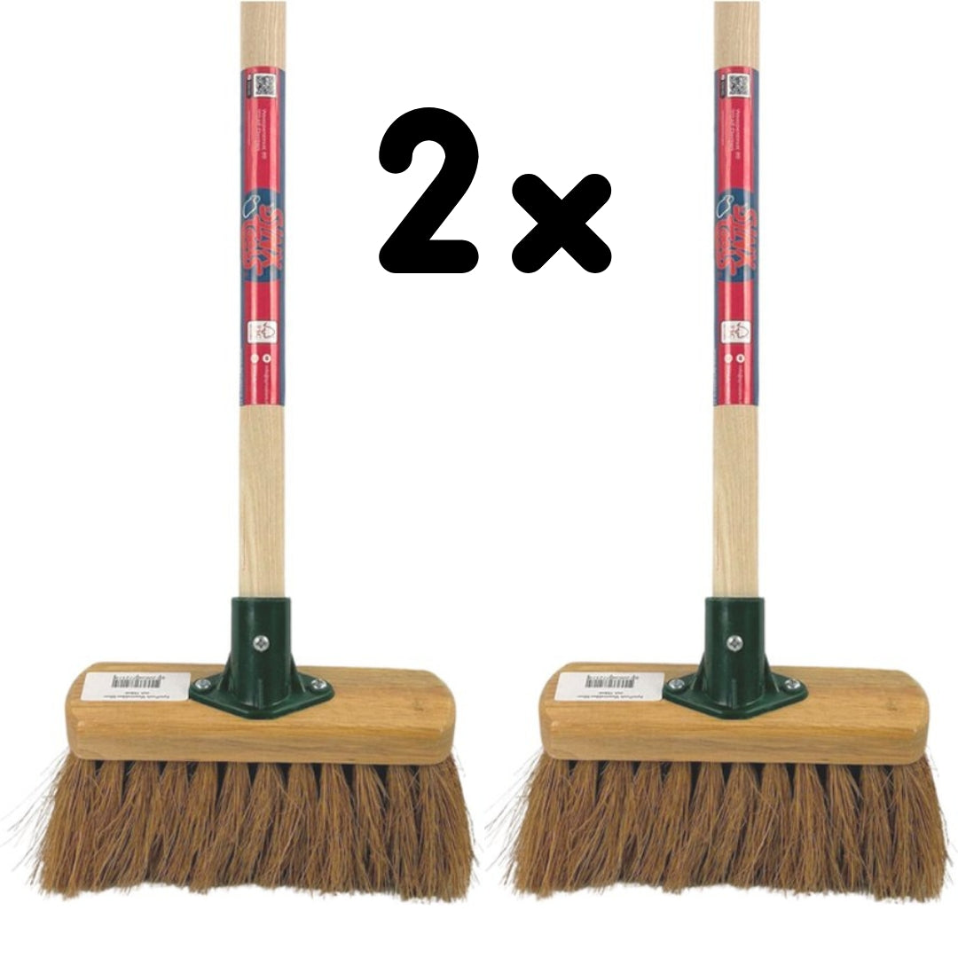Synx Tools Bezem Zaalveger - Cocos 60 cm - Zachte binnen Bezem - Veger - Bezemsteel - Tuin - Schoonmaken - Cocosharen - Zachte bezems met steel 160cm Synx Tools Bezem Zaalveger - Cocos 60 cm - Zachte binnen Bezem - Veger - Bezemsteel - Tuin - Schoonmaken - Cocosharen - Zachte bezems met steel 160cm