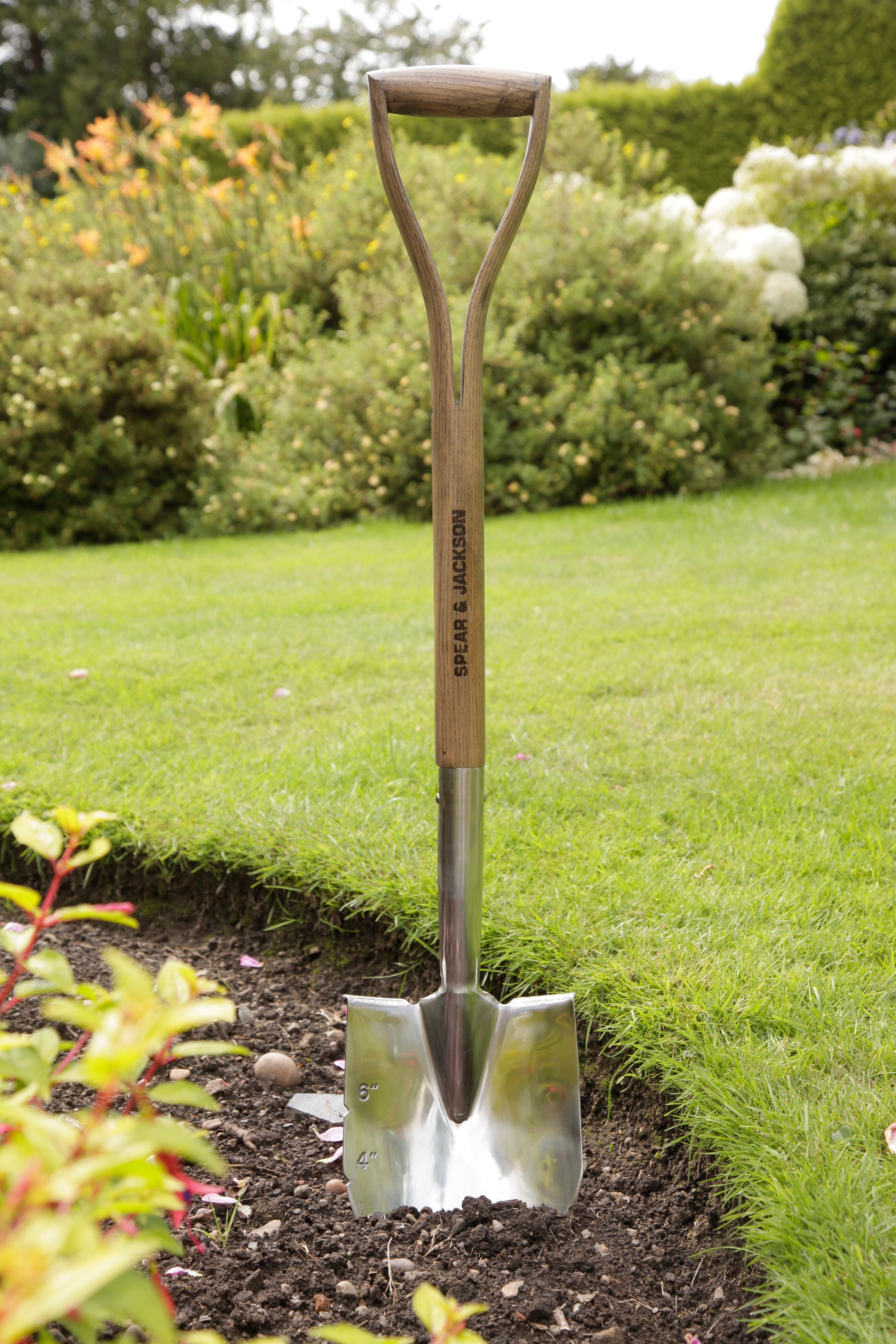 Traditional Stainless plantspade voor planten in borders