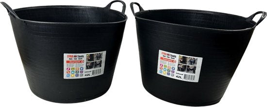 Flexibele wasmand 40 liter in kunststof voor opbergen – Synx Store