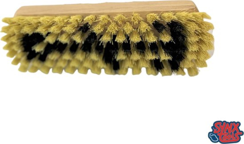 Synx Tools Luiwagen Fiber 22cm – schrobbezem zonder steel – schrobborstel voor tegels en vloeren