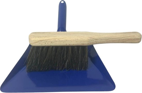 Synx Tools kinder stoffer en blik Blauw - Stoffer en blik - kinderbezem - stoffer en blik kinderen - bezems
