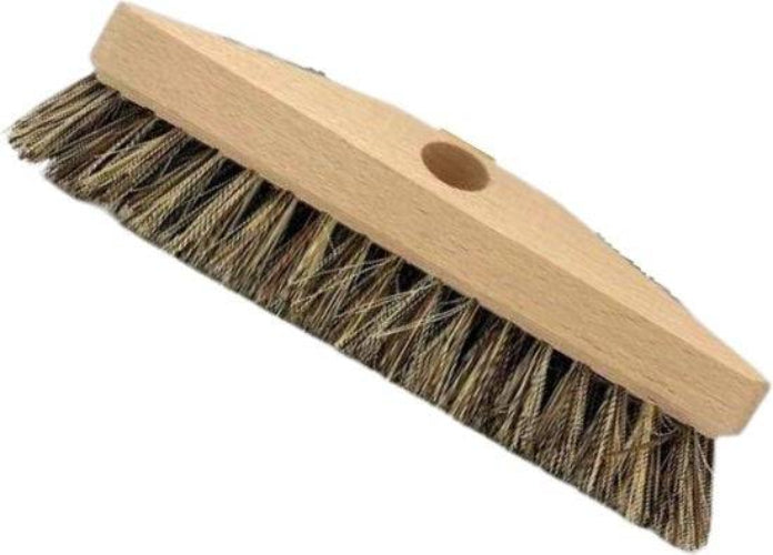 Luiwagen Union schrobbezem zonder steel – harde borstel voor tegels en vloeren