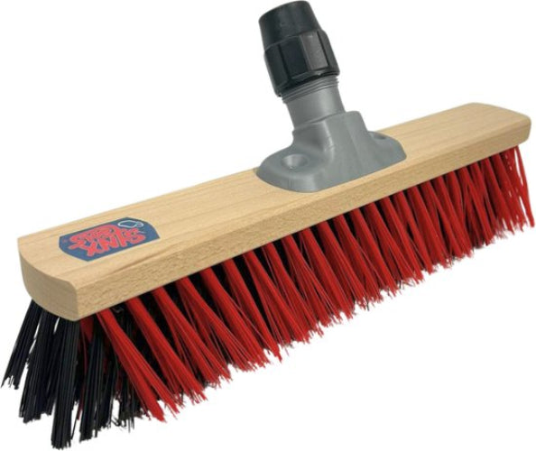 Synx Tools X Bezem 40 cm met gekruiste haren voor buitengebruik