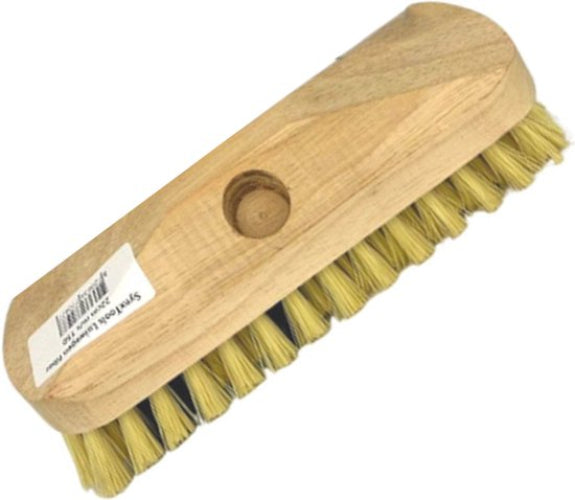 Synx Tools Luiwagen Fiber 22cm – schrobbezem zonder steel – schrobborstel voor tegels en vloeren