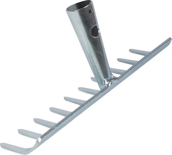 Verzinkte tuinhark 10 T zonder steel