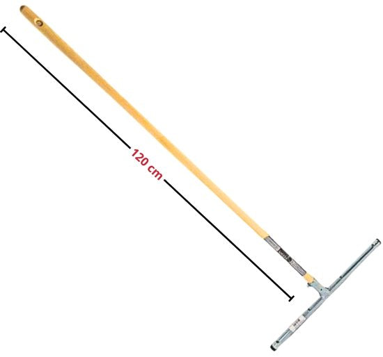 Vloertrekker met steel 120 cm