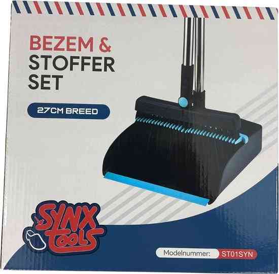 doos bezem en stoffer set 27 cm breed