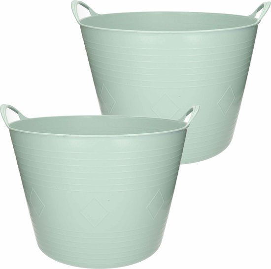 Flexibele wasmand 40 liter in kunststof voor opbergen – Synx Store