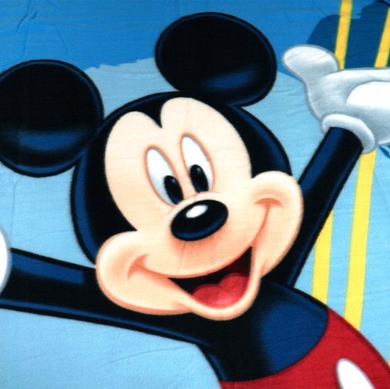 Mickey Mouse fleece deken plaid / fleecedeken 120x140 cm