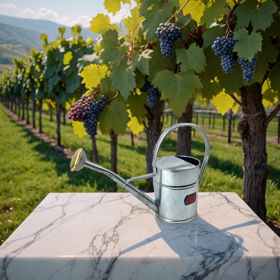 Zinken gieter 2 liter in zilver voor planten verzorgen – Synx Store