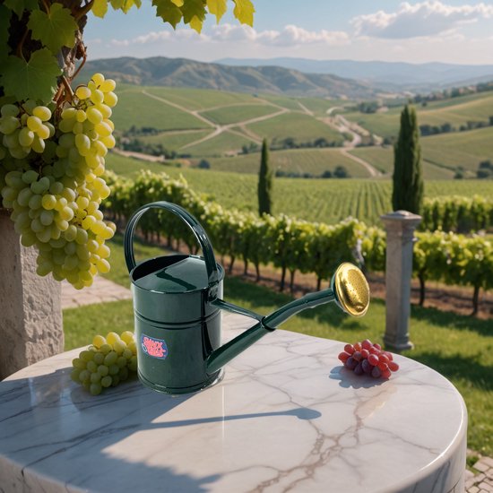 Zinken gieter 2 liter in groen voor gericht water geven – Synx Store