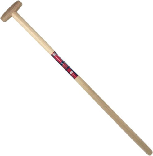 schopsteel gebogen 100 cm – houten steel voor schep of steekschop