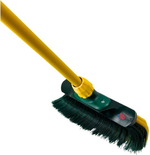 Synx Tools Klauwbezem met telescopische steel – kunstgras bezem voor buitengebruik