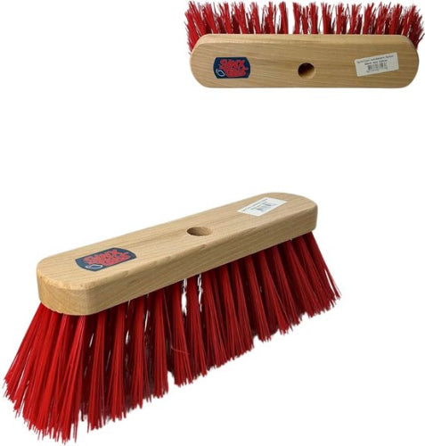 Nylon Straatbezem 30cm - Bezems|Zonder steel|Straatbezem Kunststof haren