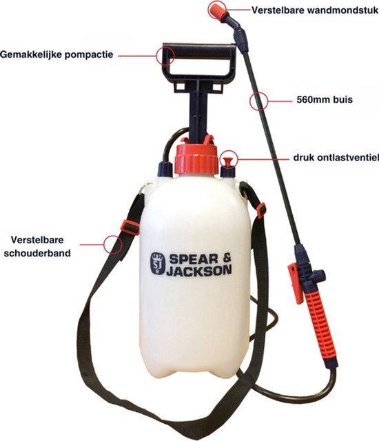 Spear & Jackson Drukspuit 5 Liter