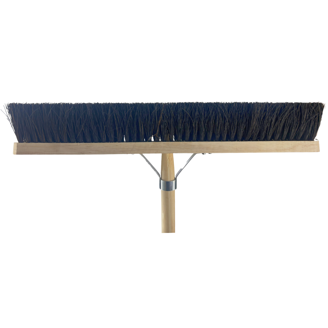 Synx Tools Stadsbezem 60 cm - straatbezem - harde bezem - Incl. bezemsteel 150 cm