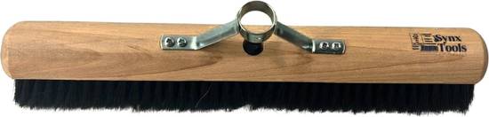 Synx Tools Zaalveger 60cm met steelhouder - Paardenhaar - Zachte bezem - Zonder Steel - Binnenbezem