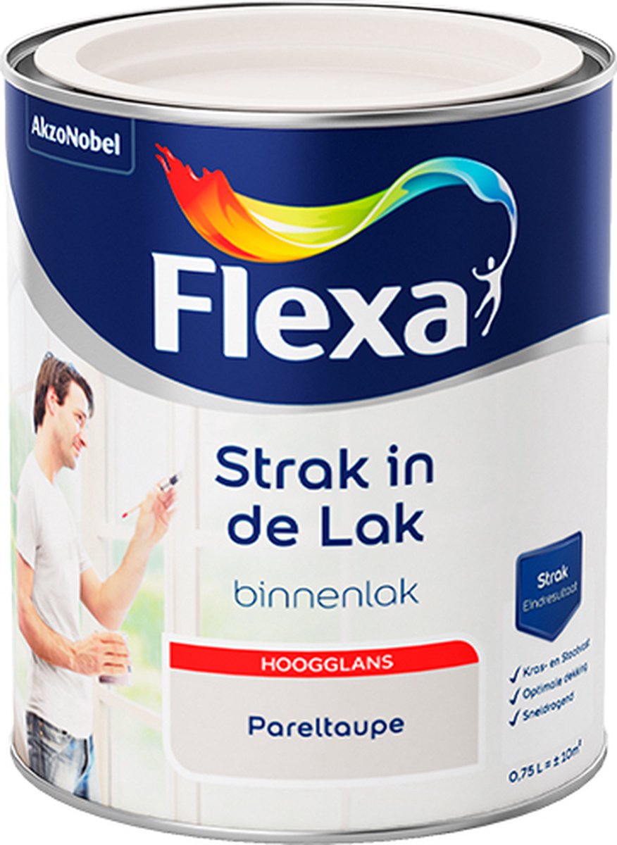 Flexa - Tight in the Paint - A base d'eau - Haute brillance - taupe nacré - 0,75 litre