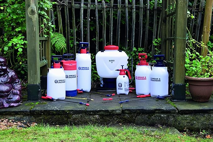 Spear & Jackson Drukspuit 8 Liter - Verstelbare spuitmond - Druksproeier - Hogedruk spuit