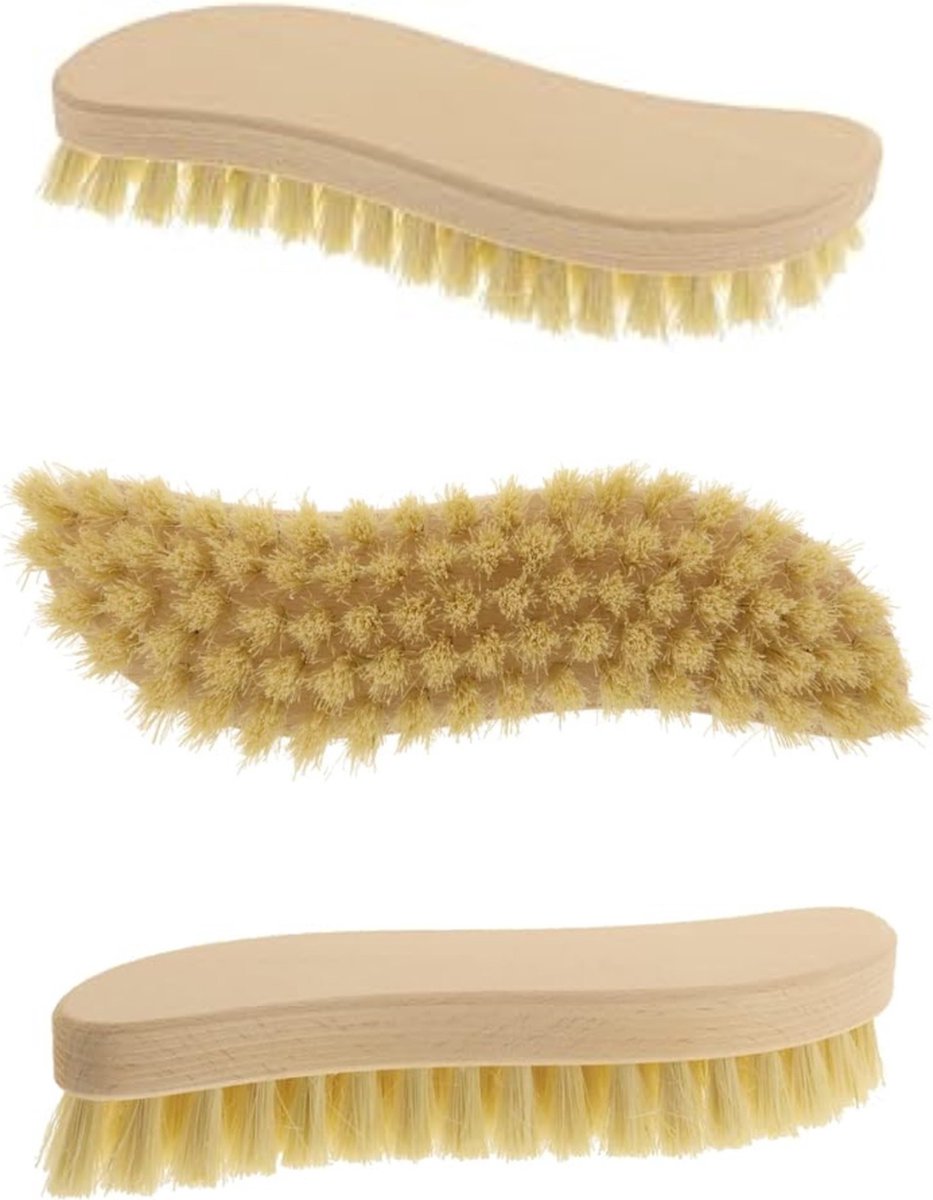 Luiwagen Union of Fiber hand schrobborstel - werkborstel -Synx Tools Reinigingsborstel - S Vorm - Schrobber