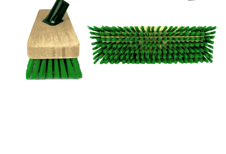 Mosbezem 28 cm zonder steel voor tegels en terras