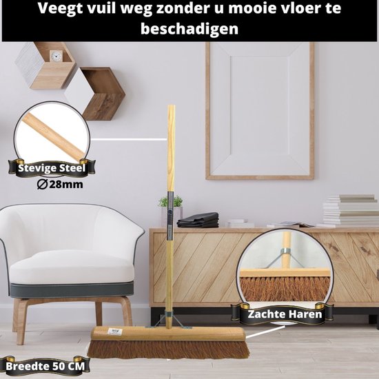 Synx Tools Coco Binnenbezem 50cm