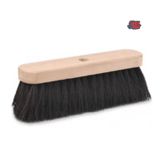 stadsbezem Colombo 30cm zonder steel - natuurvezel haren