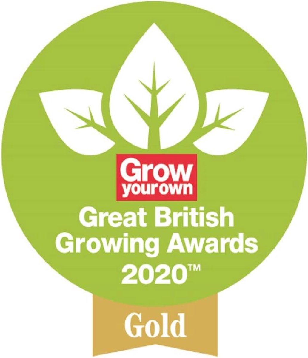 Grow Your Own Great British Growing Awards 2020 Gold