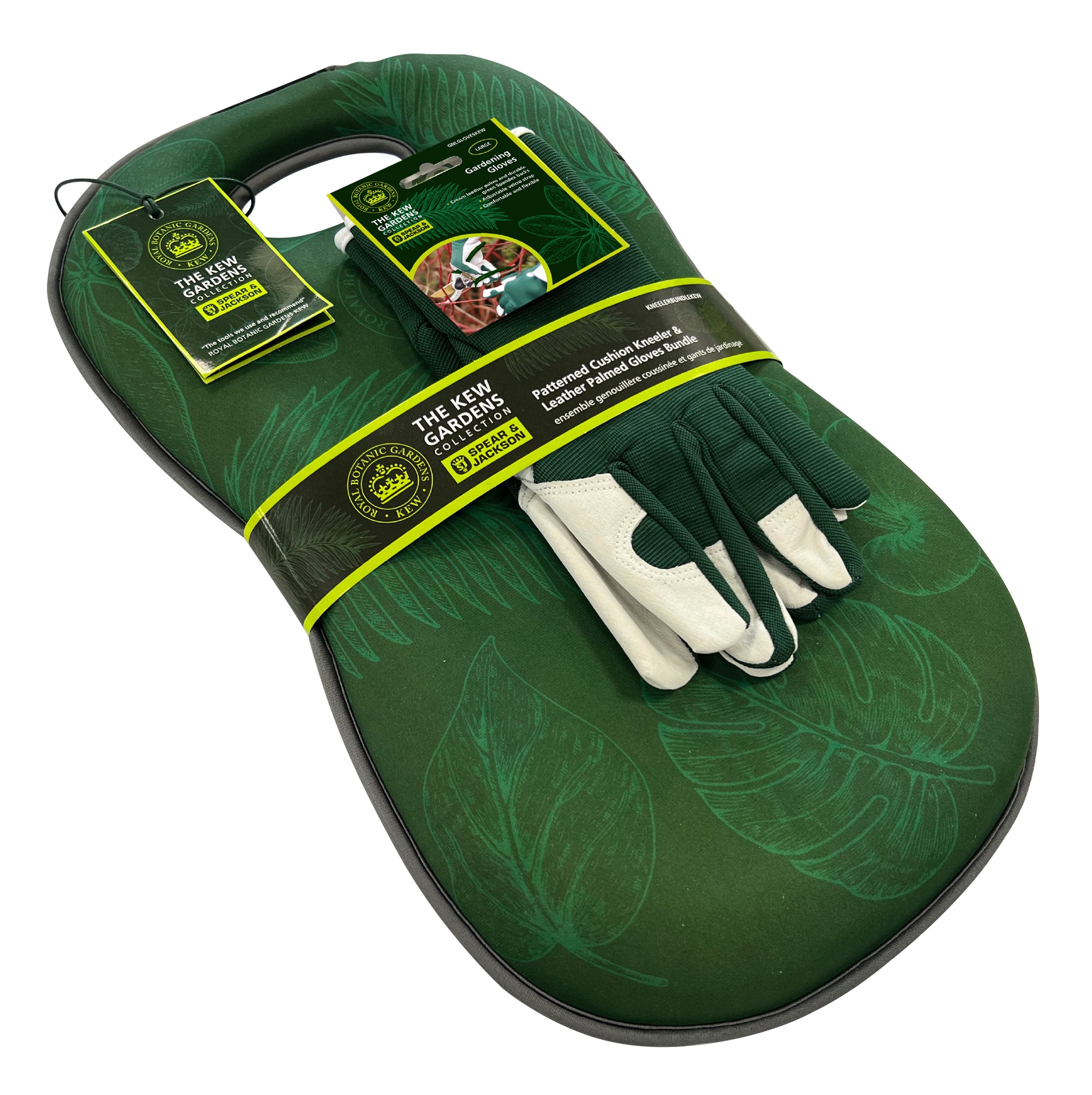 Kew Gardens tuin kniekussen en leren handschoenen van Spear & Jackson
