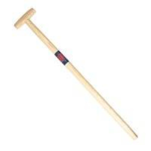 Schopsteel 90 cm – houten schopsteel met T-greep voor tuin en grondwerk