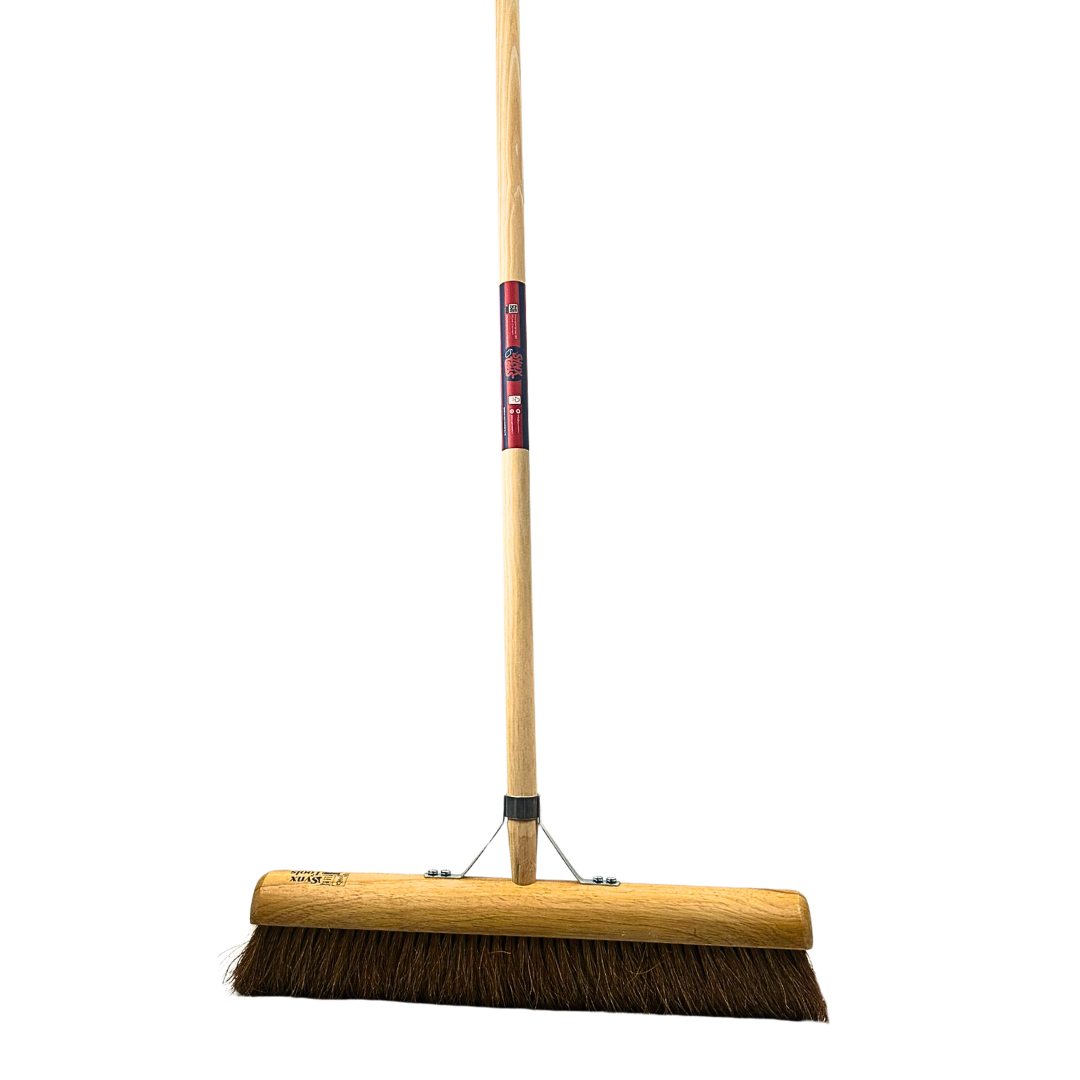 Synx Zaalveger Cocos 50cm Zachte Bezem - Met Steel 150cm