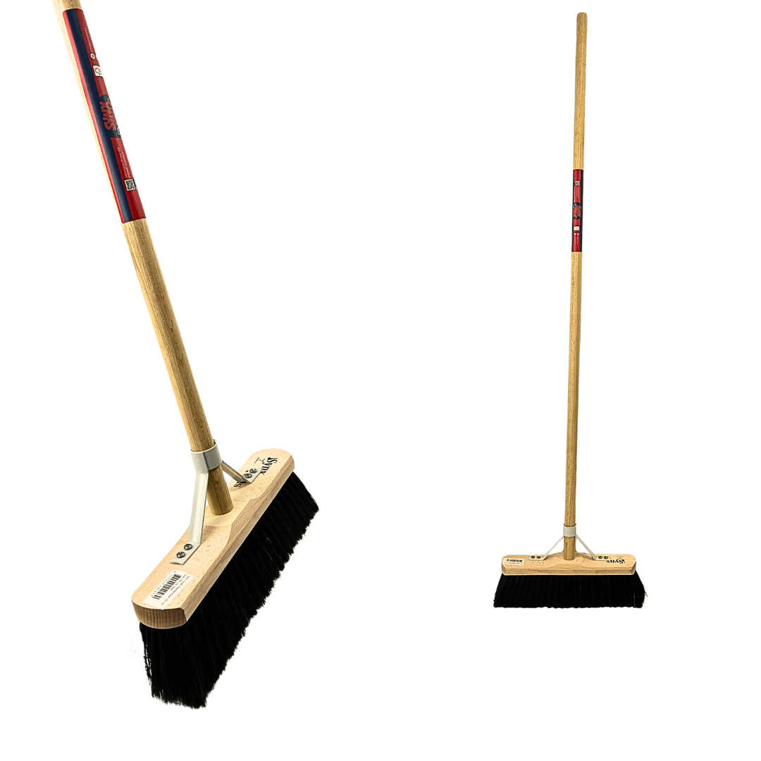 Synx Tools Binnenbezem Paardenhaar 29cm - Incl.Steel 120cm