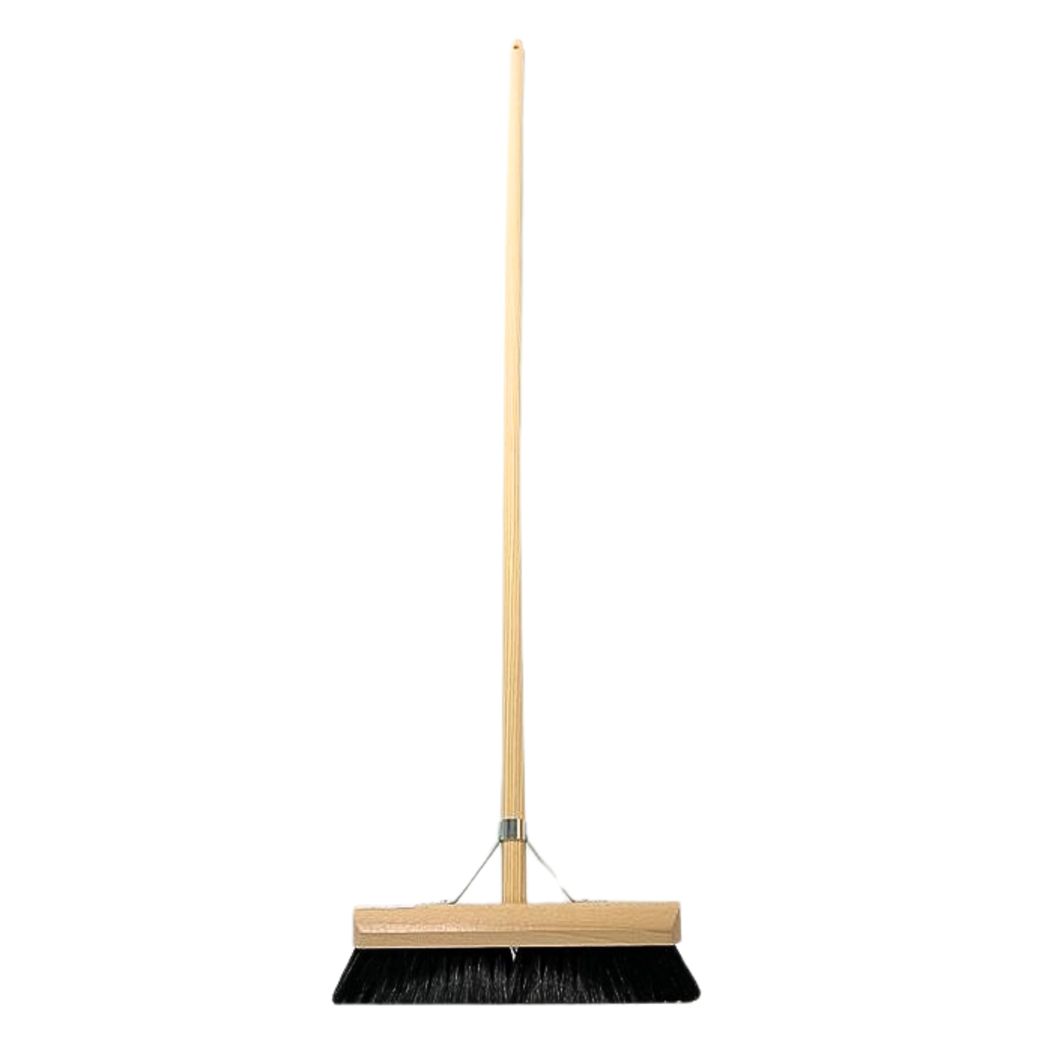 Synx Tools bezem Binnenbezem paardenhaar 60 cm - Stoffer en Blik met lange steel 95 cm- Bezemset - Cocosharen - Zaalveger - Kunststof - Hotel Stoffer Blik set - Stoffer en blik sluitend model - Schoonmaakartikelen