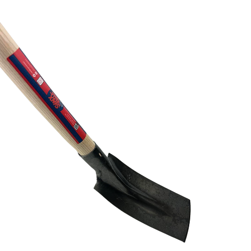 Gesmede kabelschop 12 cm met 130 cm steel voor smalle sleuven