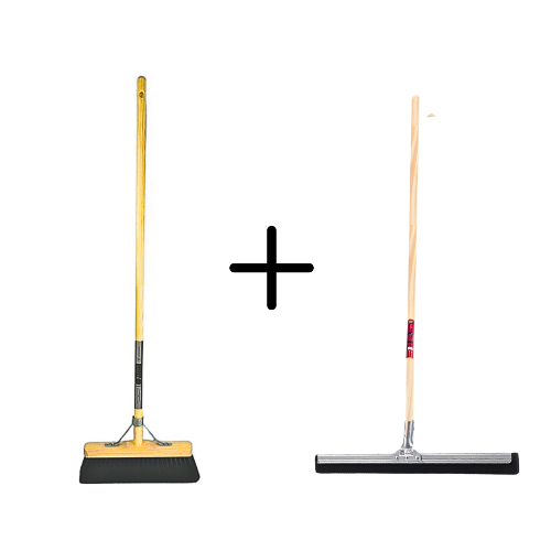 Synx Tools Paardenhaar 29cm + Vloertrekker 45cm met Steel 150cm