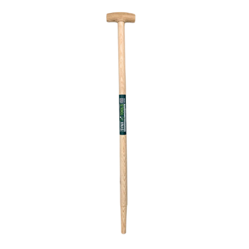 spade steel 100 cm – houten spadesteel met T-greep voor spade
