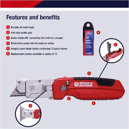 2-in-1 schraper en snijmes