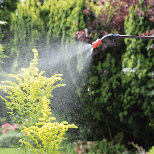 5 liter druksproeier met schouderriem voor gemak bij tuinwerk